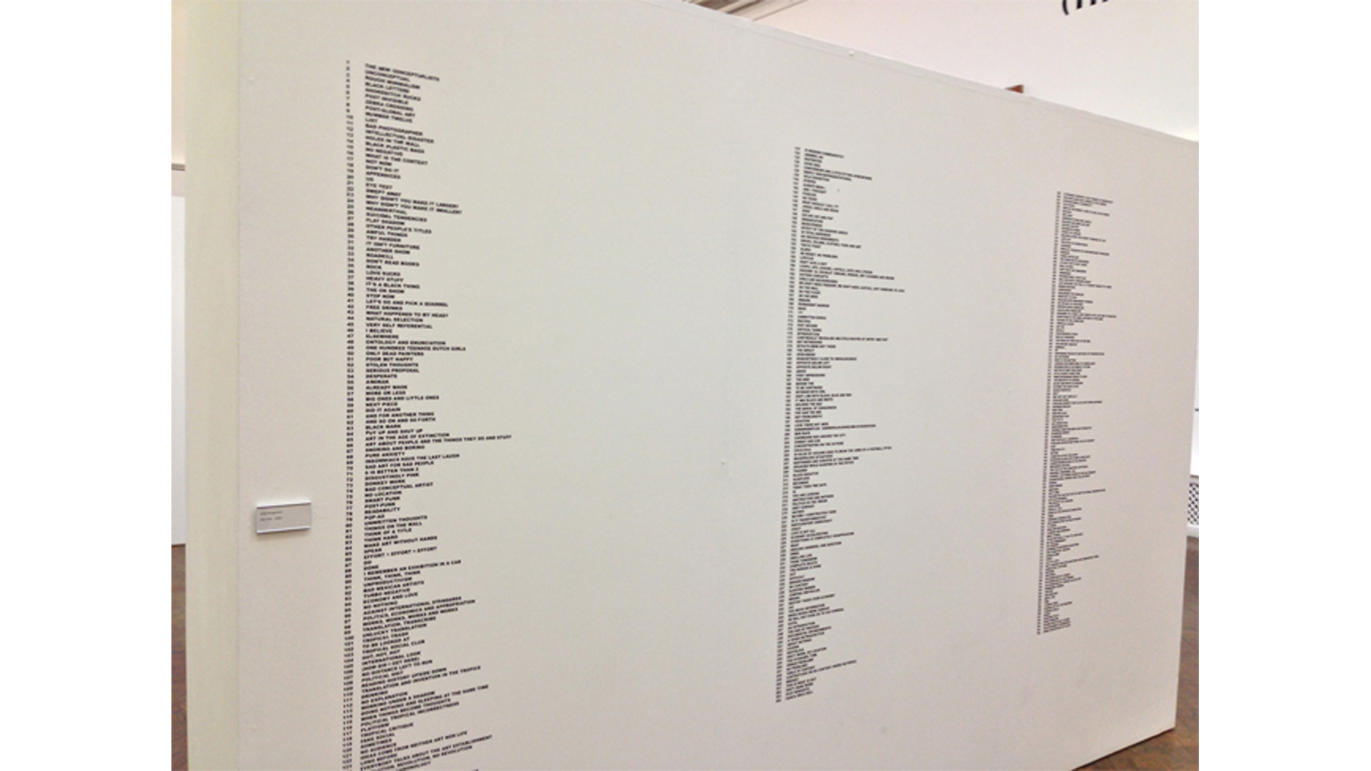 An Exhibition