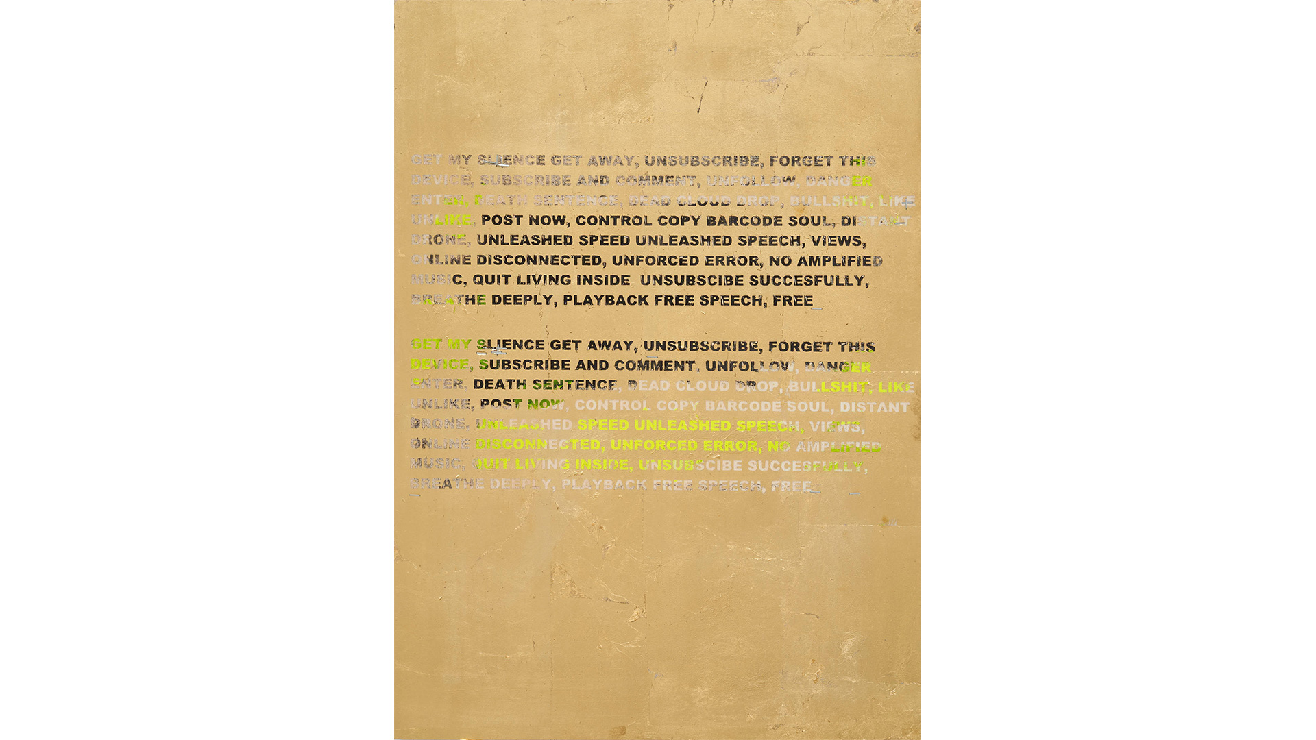 Allow Action (Gold Paintings)