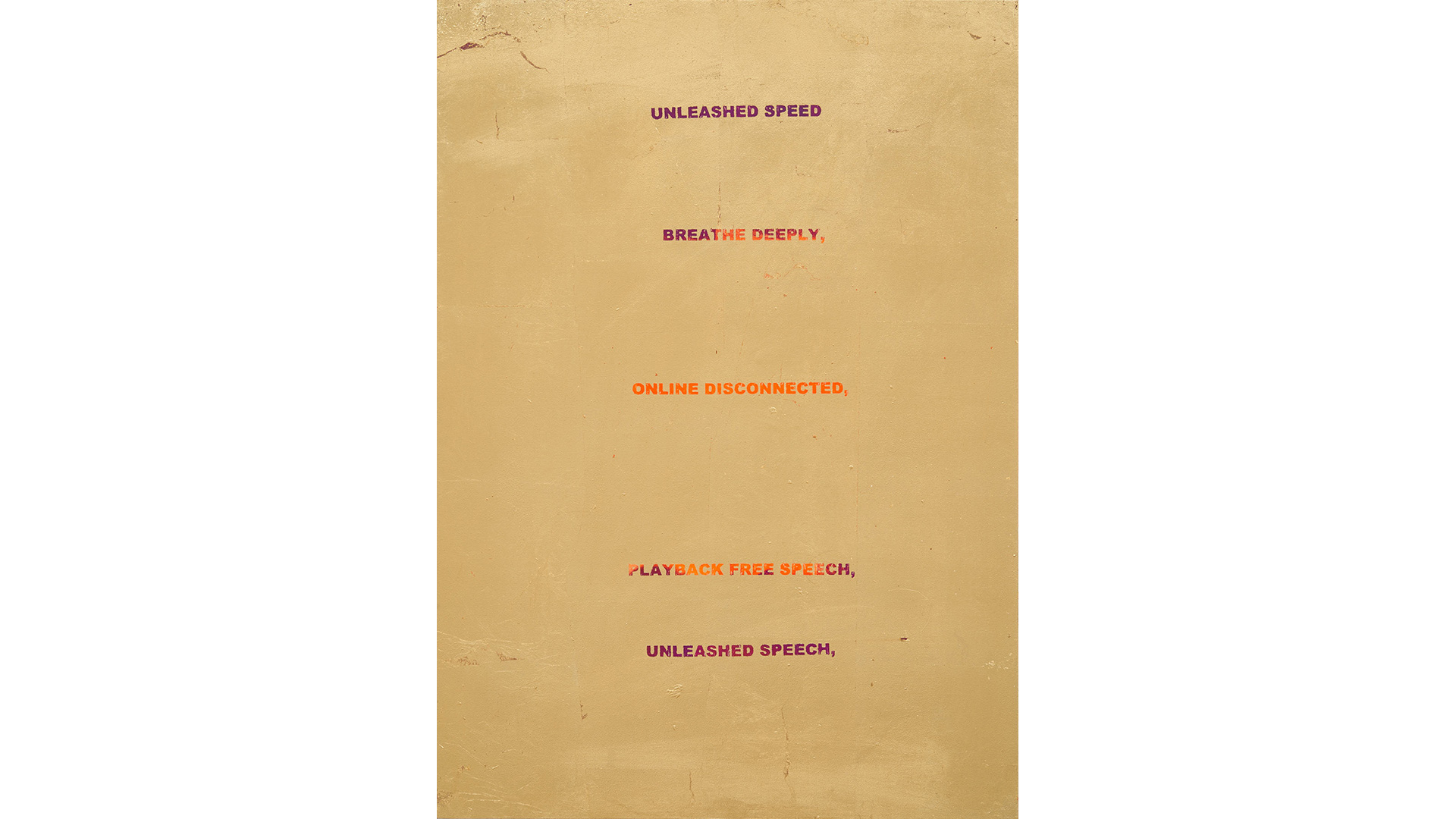 Allow Action (Gold Paintings)