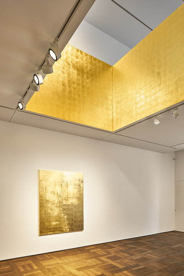 Untitled Action (Gold Paintings)