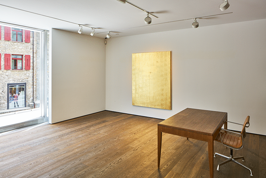 Untitled Action (Gold Paintings)
